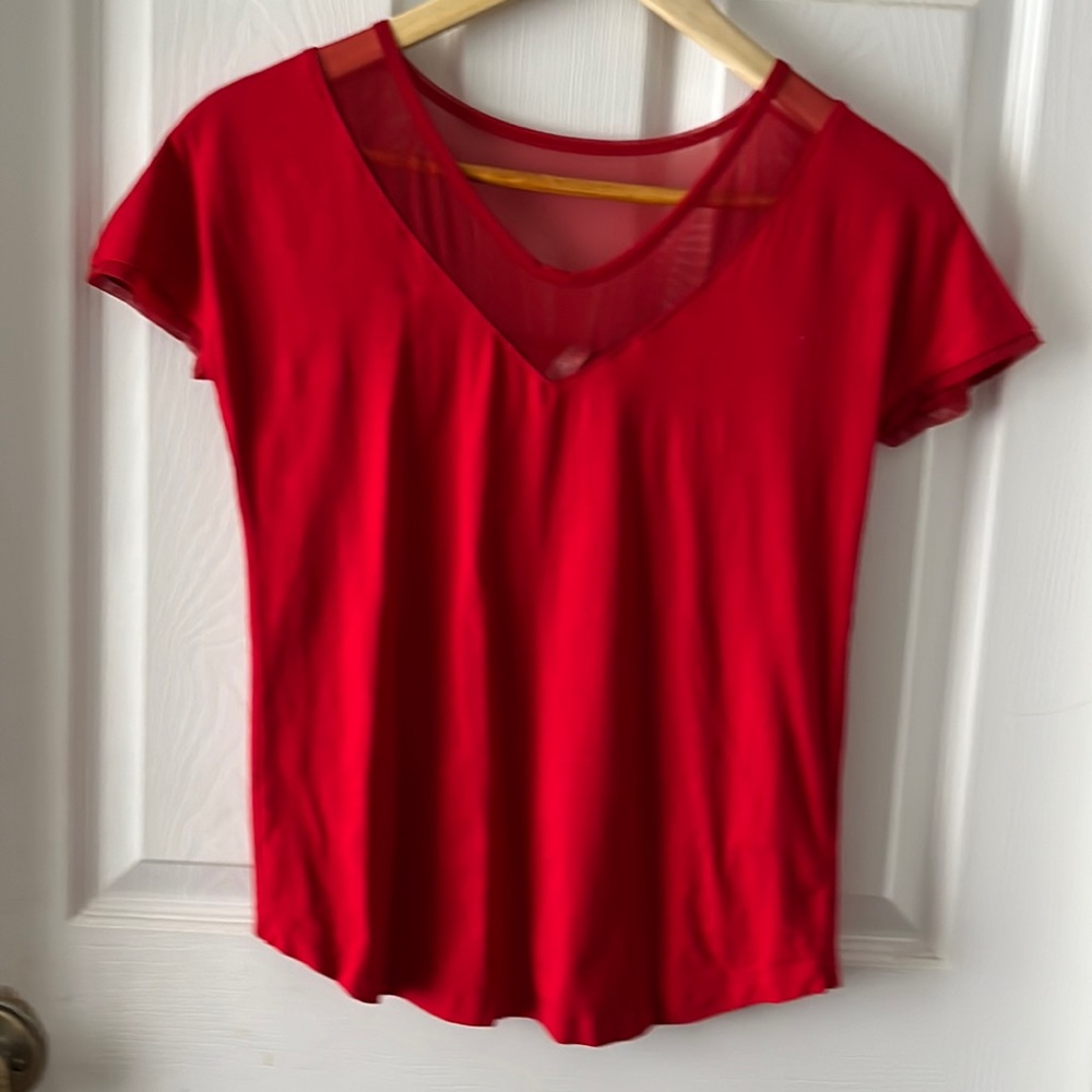 Red anomie’s top - fits on the small side